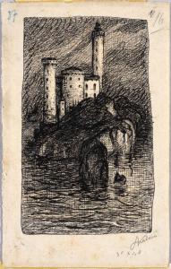 KUBIN Alfred 1877-1959,Das Wasserschloss,Beurret Bailly Widmer Auctions CH 2024-03-13