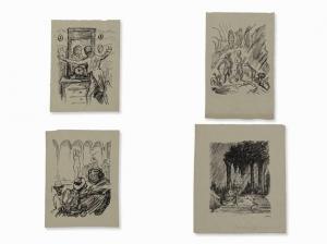 KUBIN Alfred 1877-1959,Figural Compositions,Auctionata DE 2016-03-04