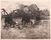 KUBISTA Bohumil 1884-1918,Døevìný most,1907,Meissner Neumann CZ 2010-12-12