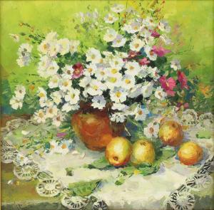 Kuchinov Yuri 1951,Flowers and Apples,Sworders GB 2023-12-03