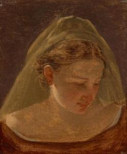KUCHLER Albert 1803-1886,Etude de femme en buste,Artcurial | Briest - Poulain - F. Tajan 2019-04-17