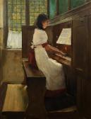 KUEHL Gotthard Johann 1850-1915,The Little Organist,Hindman US 2018-10-15