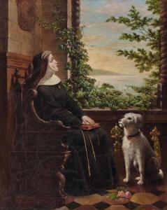 KUGLER Georg 1840-1916,"Nonne aus dem Fenster blickend",Palais Dorotheum AT 2013-05-15