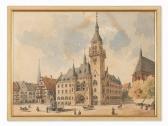 KUHLMANN Otto 1873-1948,Town Hall,Auctionata DE 2016-10-18