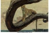 KUHN Bob 1920-2007,Leopard in Tree,1968,Heritage US 2019-11-01