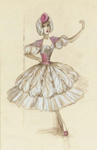 KUHN Kaitlyn (Katie) 1900-1900,Fashion and Costume Designs: Three works,Christie's GB 2004-08-04