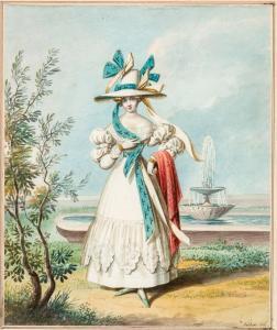 KUHNE Friedrich 1806-1834,Mademoiselle Schurich(t) aus Berlin,1830,Leo Spik DE 2017-06-29