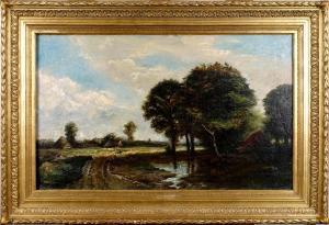 KUHSTOSS Paul 1870-1898,Paysage.,Galerie Moderne BE 2018-11-13