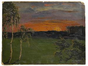 KUINDZHI Arkhip Ivanovich 1842-1910,Sunset,1896,Stockholms Auktionsverket SE 2011-12-06