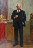 KULAKOV P,Vladimir Lenin standing in his office in The Kremlin,John Nicholson GB 2008-11-21