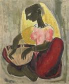 KULKARNI Krishna Shamrao 1916-1994,UNTITLED (BASKET MAKER),Sotheby's GB 2012-09-10