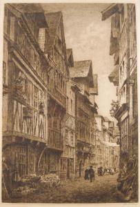 KULLE Axel 1846-1908,Street scene,Dee, Atkinson & Harrison GB 2007-02-16