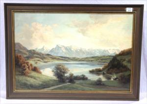 KULSTRUNK Franz 1861-1944,Salzburger Landschafts-Szenerie,Merry Old England DE 2021-08-19