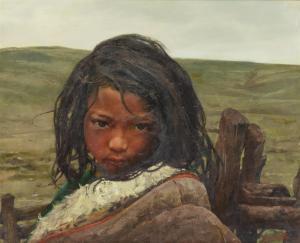 KUN Wang 1877-1946,A portrait of a girl,Lempertz DE 2021-06-24