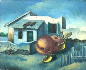 KUN Zeev 1930,House in the landscape,Montefiore IL 2020-06-10