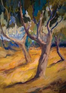 KUN Zeev 1930,Trees in landscape,Matsa IL 2013-04-30
