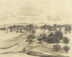 KUNDIG Reinhold 1888-1984,Landscape,Galerie Koller CH 2010-06-21