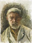 KUNDIG Reinhold 1888-1984,SELBSTBILDNIS,Sotheby's GB 2014-05-27