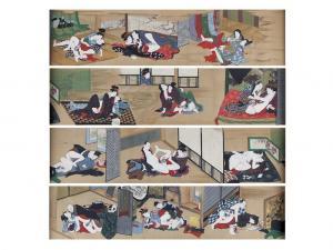 KUNIHISA Utagawa 1832-1891,SHUNGA SCROLL,Ise Art JP 2015-11-21