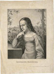 KUNIKE Adolph Friedrich 1777-1838,Bildnis Leopoldine Blahetka,Galerie Bassenge DE 2023-06-07