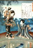 KUNISADA 1797-1858,Geisha's,Shapes Auctioneers & Valuers GB 2016-02-06