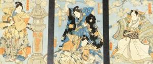KUNISADA Utagawa 1769-1825,a scene from the kabuki play Shiranui Monogatar,1853,Golding Young & Co. 2021-05-26