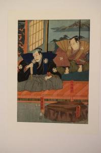 KUNISADA UTAGAWA 1786-1865,Deux acteurs de kabuki,Eric Caudron FR 2016-12-20