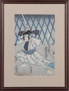 KUNISADA UTAGAWA 1786-1865,IWAO NO HANA NAMI NO SHIRAISHI,Charlton Hall US 2017-11-01