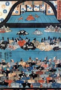 KUNIYOSHI 1893-1953,Conference of Minamoto Clan,c.1842,Gorringes GB 2015-12-10