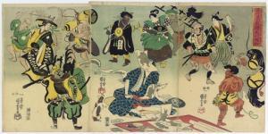 KUNIYOSHI Utagawa 1798-1861,Toki no Otsu-e kidai no maremono,Christie's GB 2007-09-18