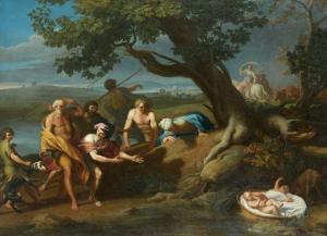 KUNTZE TADDEO 1732-1793,La découverte de Romulus et Rémus p,Artcurial | Briest - Poulain - F. Tajan 2013-11-13