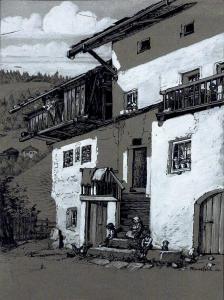KUNZFELD Alois 1858-1929,Maso in Alto Adige,1924,Von Morenberg IT 2009-11-28