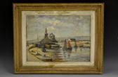 KUNZL,Quayside with Fishing Boats,Bamfords Auctioneers and Valuers GB 2017-03-15