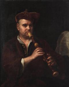 KUPETZKY Johann 1667-1740,Man playing a recorder,Bonhams GB 2022-04-12