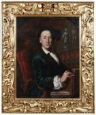 KUPETZKY Johann 1667-1740,Portrait d'un bibliophile,Millon & Associés FR 2014-12-17