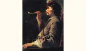 KUPETZKY Johann 1667-1740,portrait d'un fumeur,Tajan FR 2005-06-22