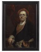 KUPETZKY Johann 1667-1740,Self-Portrait,New Orleans Auction US 2018-10-13