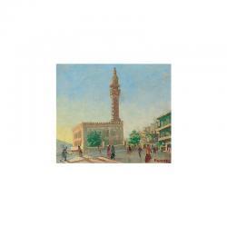 KURCHÉ Michel 1900-1973,street scene with mosque,Sotheby's GB 2001-05-03