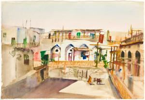 KURDOV VALENTIN 1905-1989,Courtyard in Bukhara and Venice, two works,1970,MacDougall's GB 2012-11-25