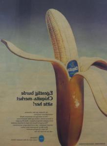 KURI GABRIEL 1970,Banana advertising poster,Criterion GB 2022-08-10