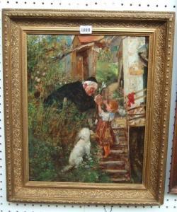 kurtz august 1856-1916,The Present,1896,Bellmans Fine Art Auctioneers GB 2009-10-07