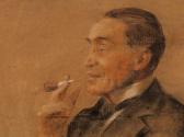 KURTZ 1900-1900,Gentleman Smoking a Cigar,1916,Auctionata DE 2015-08-21