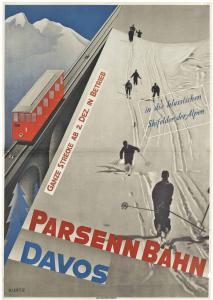 KURTZ Helmut 1903-1959,PARSENN BAHN, DAVOS,Christie's GB 2014-01-22