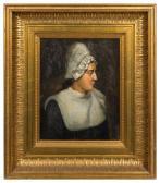 KURZ Louis 1835-1921,Portrait of a Maid,Hindman US 2017-10-19