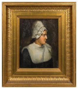 KURZ Louis 1835-1921,Portrait of a Maid,Hindman US 2017-07-17