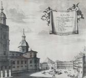 KUSELL Johanna Sibylle 1650-1717,Salzburg - Kapitelplatz,1692,Palais Dorotheum AT 2014-11-20