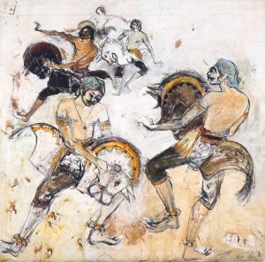 Kussudiardja Bagong 1928-2004,Tari Kuda Lumping,1965,Sidharta ID 2024-02-24