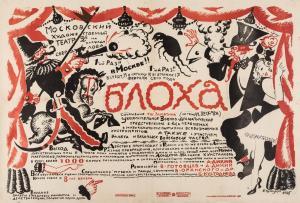 KUSTODIEV BORIS,BLOKHA,1925,Shapiro Auctions US 2016-03-12