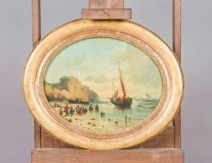 KUWASSEG Charles Euphrasie 1838-1904,Navire de pêche,1857,Pestel-Debord FR 2024-03-29
