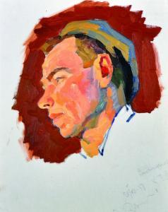 KUYNETSOV VLADIMIR V,Head Study of a Man,1959,John Nicholson GB 2016-04-06